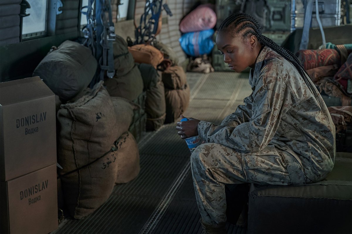 KiKi Layne co-stars in #TheOldGuard as a U.S. Marine who learns she can also resurrect.

She joins Theron's team of a Napoleonic soldier (Matthias Schoenaerts), and two enemies from the Crusades (Luca Marinelli &amp; Marwan Kenzari) who are now lovers: vntyfr.com/oZ6tUbA