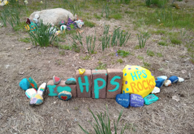 HollisPrimary's tweet photo. Thank you HPS Students and @HollisHawks for the wonderful rock garden! https://t.co/17UzPIa9sT