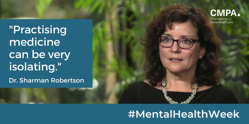 CMPAmembers's tweet photo. CMPA’s 100,000+ physician members are facing extraordinary challenges in an extraordinary time.

You’re in a safe space when you speak with a CMPA Physician Advisor: https://t.co/WDOM6JGUFm 
#MentalHealthWeek https://t.co/UB5Xa7RY9B