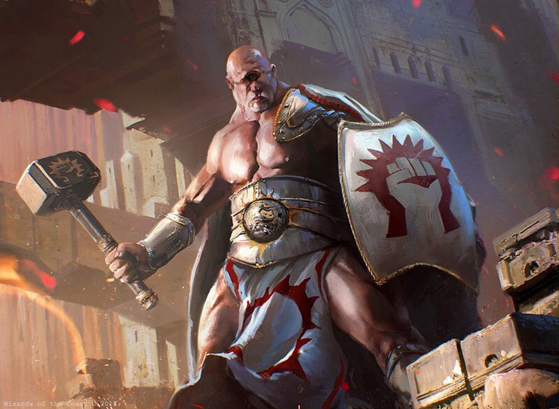 Twitter 上的PaladinDad："I eyed a small cyclops the other day. He was  medi-ogre at best #DnD #dungeonsanddragons #MTG #Boros #Ravnica Art by  @maciejkuciara https://t.co/2YhMkGK7G5" / Twitter