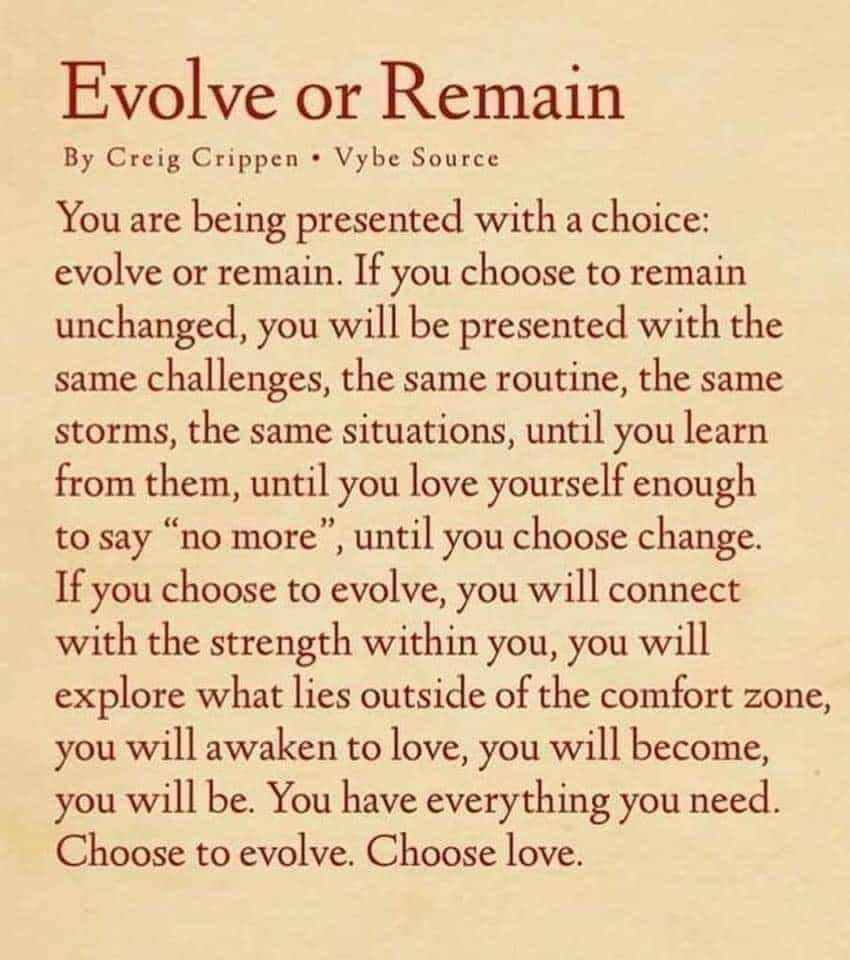 kendra1177's tweet photo. It's just a choice. 
Stay in your comfort zone or embrace feeling uncomfortable and follow you dreams.
You will never know unless you try.
#evolve #remain #choice #surpriseyourspirit https://t.co/dX3rqwp9GH