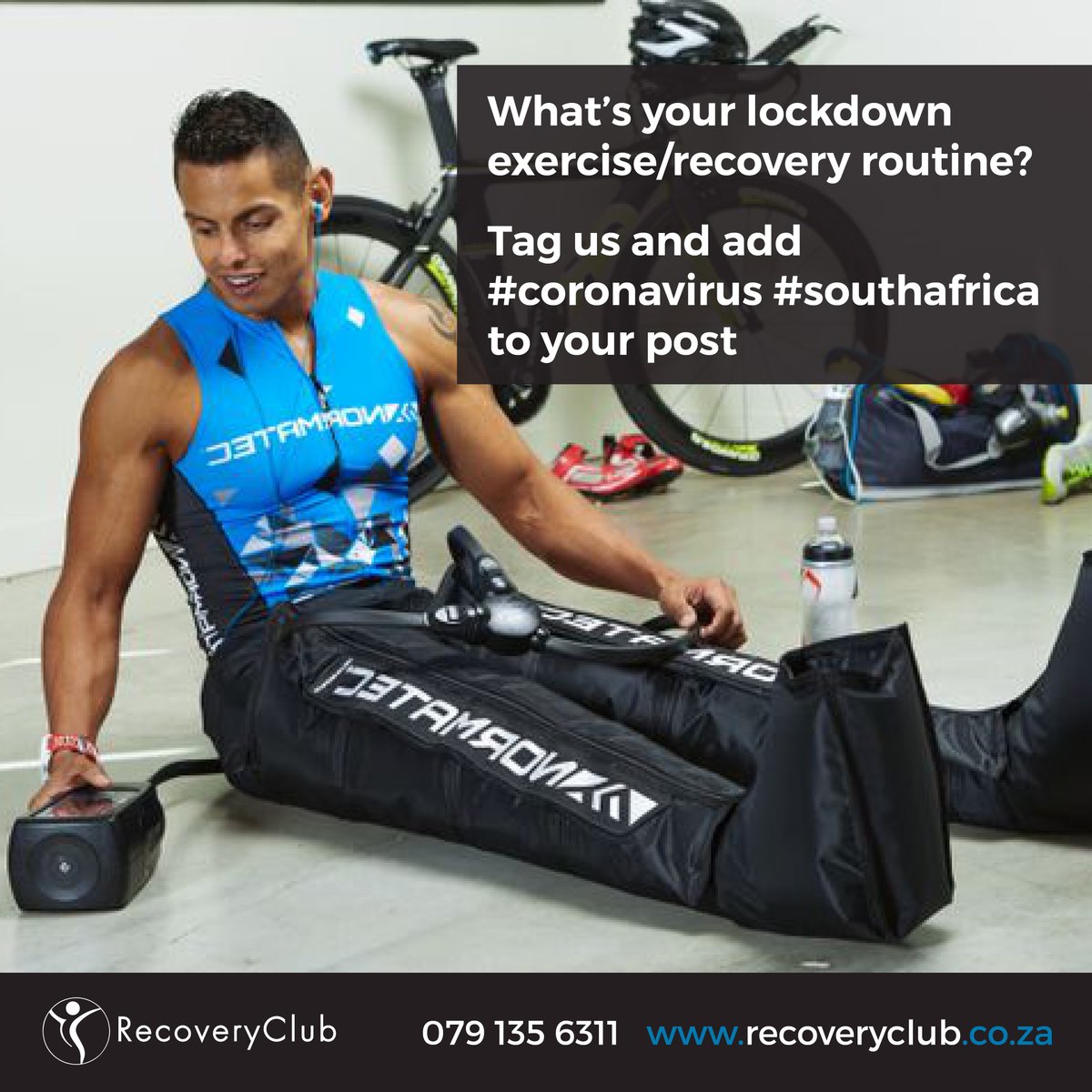 Win a months free rental of the NormaTec Pulse system when the lockdown ends! We are looking for original routines with Mzanzi flare!

To stand a chance of winning you must:
1.)Like and share this post.
2.)Live in South Africa. 

Winner will be announced when the lockdown ends.