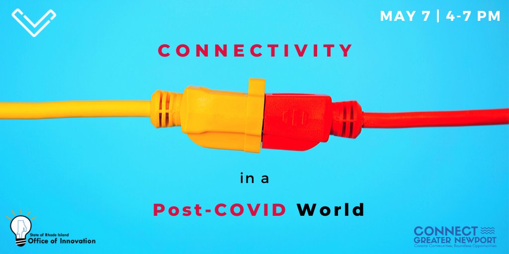 vencafePVD's tweet photo. [VIRTUAL VENTURE CAFÉ]

Join us TONIGHT from 3:00-6:00 PM as we partner with @InnovateRI and #ConnectGreaterNewport for an evening centered around the importance of connectivity for RI's business, education, medicine, and innovation sectors!

RSVP NOW: https://t.co/wV3dLeEHAM https://t.co/KSQqdAkwXC