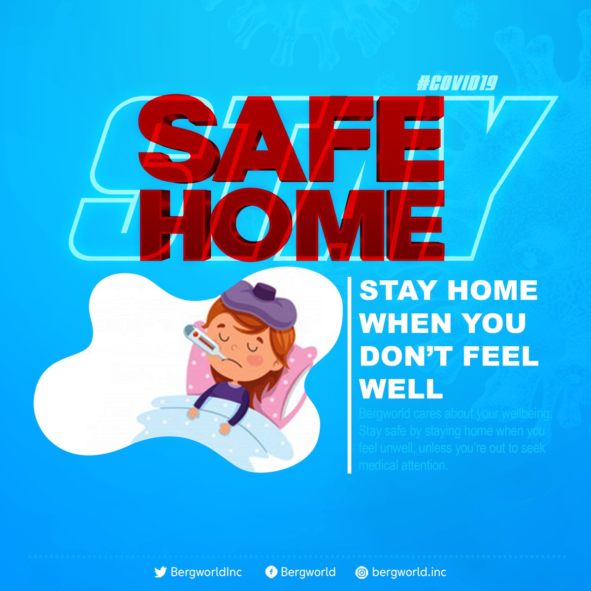 BergworldInc's tweet photo. Hello friends, we trust you've been taking care of yourselves. The fight continues

#StaySafe
#BWlockdown 
#Bergworldcares https://t.co/WSrVZMDvZH
