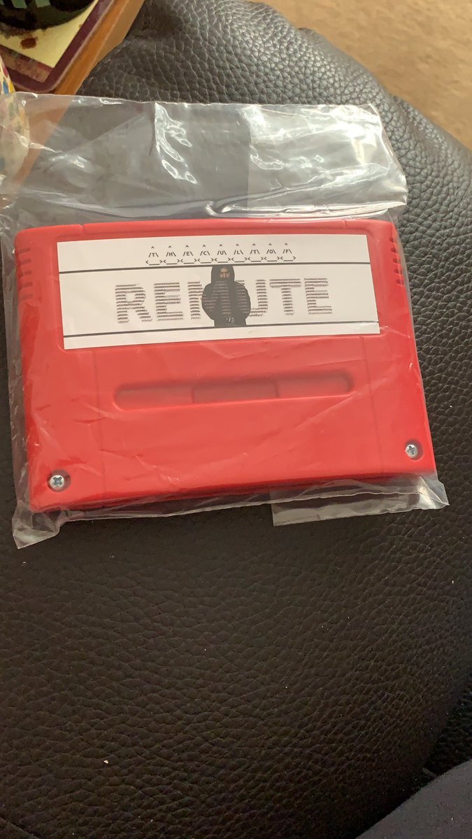 zbailey2005's tweet photo. Thank you @remute I can’t wait to pop this in #remute #thecultofremute #nintendo #snes #16bit #techomusic https://t.co/79KUE9GNme