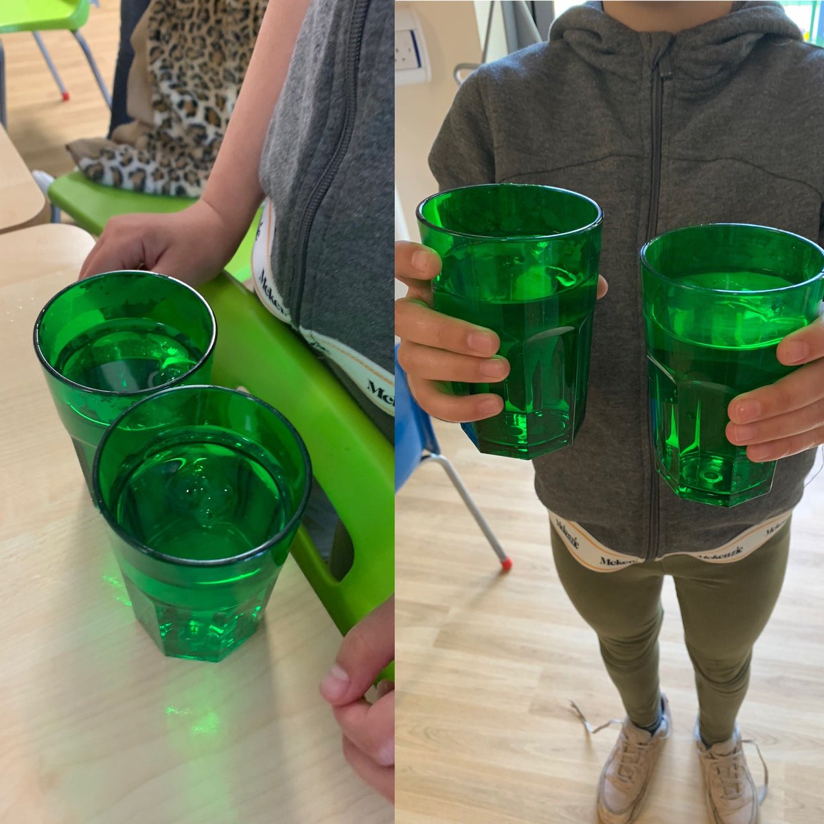 FallingsParkPri's tweet photo. Investigating ice🧊! 1.Using just your body, who can melt the ice cube the fastest?! 2.Can you use anything else to speed up the melting process? 3.Ava’s extra investigation- Will ice cubes melt faster in hot or cold water? #FPscienceweek #STEMeducation 💙💚🌈 https://t.co/rE1CmkAzgX