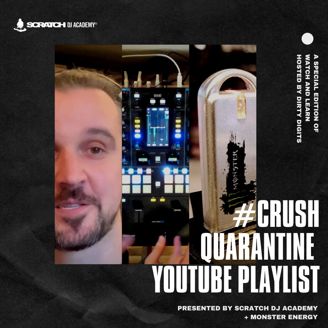 Stuck inside? Take this time to #crushquarantine w/ a special edition of Watch And Learn presented by <a href="/MonsterMusic/">Monster Energy Music</a> + SDA tailor-made to help you get started on your DJ goals! 

youtube.com/playlist?list=…

We now offer at-home, virtual lessons! For more info: bit.ly/2L4Ka5g
