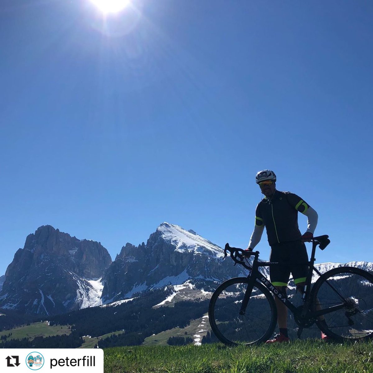Kastelruth1's tweet photo. Heute eine Radtour bei herrlichem Wetter für @peter_fill https://t.co/s6K2xK1n0u
