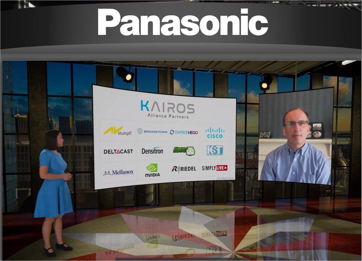 Part of #Alliance Partners of Panasonic IT/IP Platform #Kairos with <a href="/PanasonicProAV/">Panasonic Pro AV North America</a>