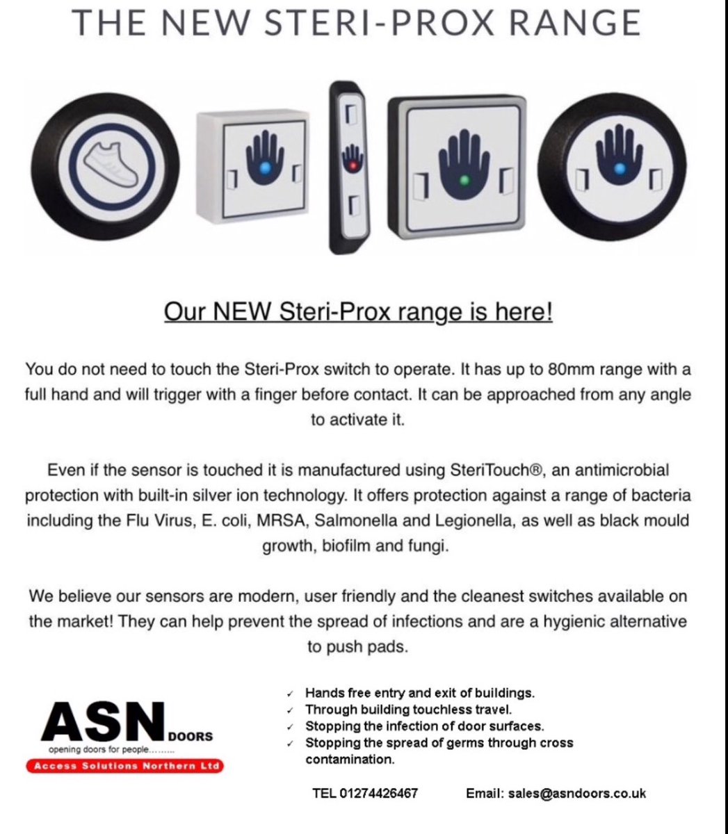Please check out our new touch less activation pads.  These can be fit to any existing auto door system or can be fit on new installs where radar activation is not practical.