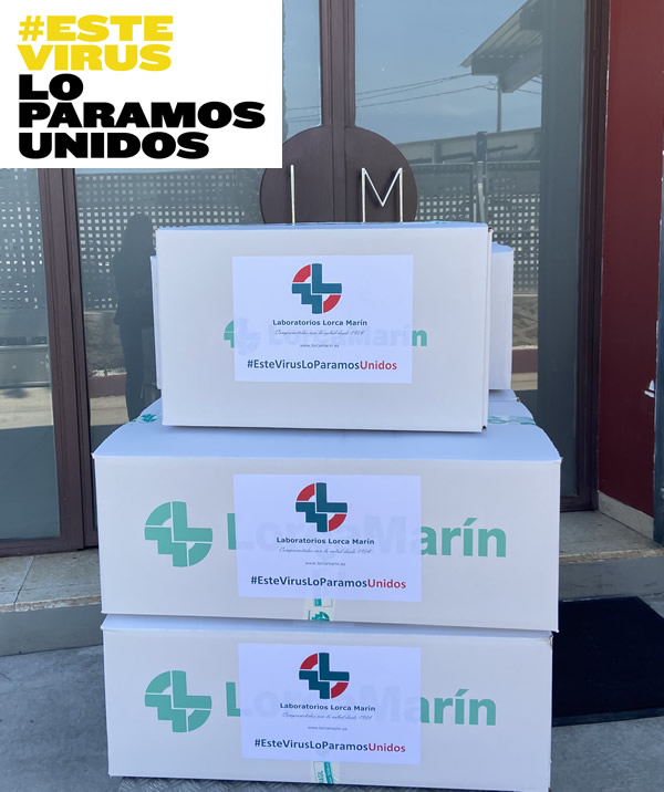 lorcamarin's tweet photo. Estamos al servicio de la salud y somos conscientes del esfuerzo y heroísmo de nuestro personal sanitario. Todo nuestro agradecimiento es poco, por ello, hemos querido donar 10.000 mascarillas al SMS para agradecer a todo el personal sanitario, su trabajo, su mérito y sacrificio. https://t.co/lj5zbVdm3u