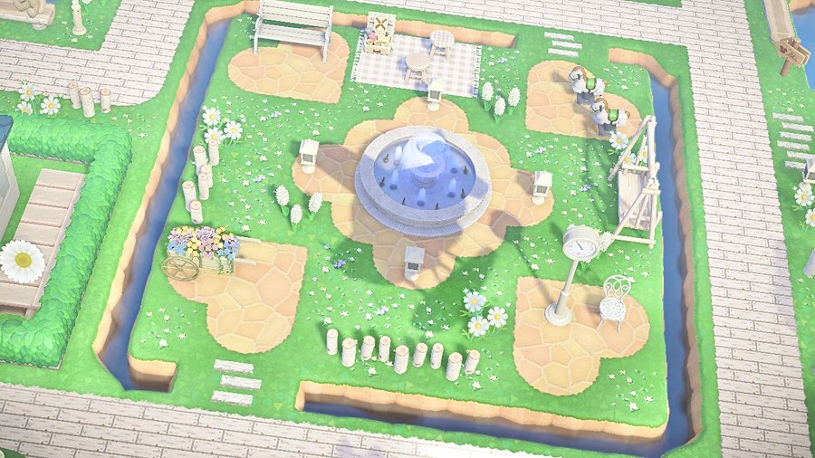 あつ森 公園のデザインやレイアウト 作り方 床のマイデザインも 妄想主婦ぺディア