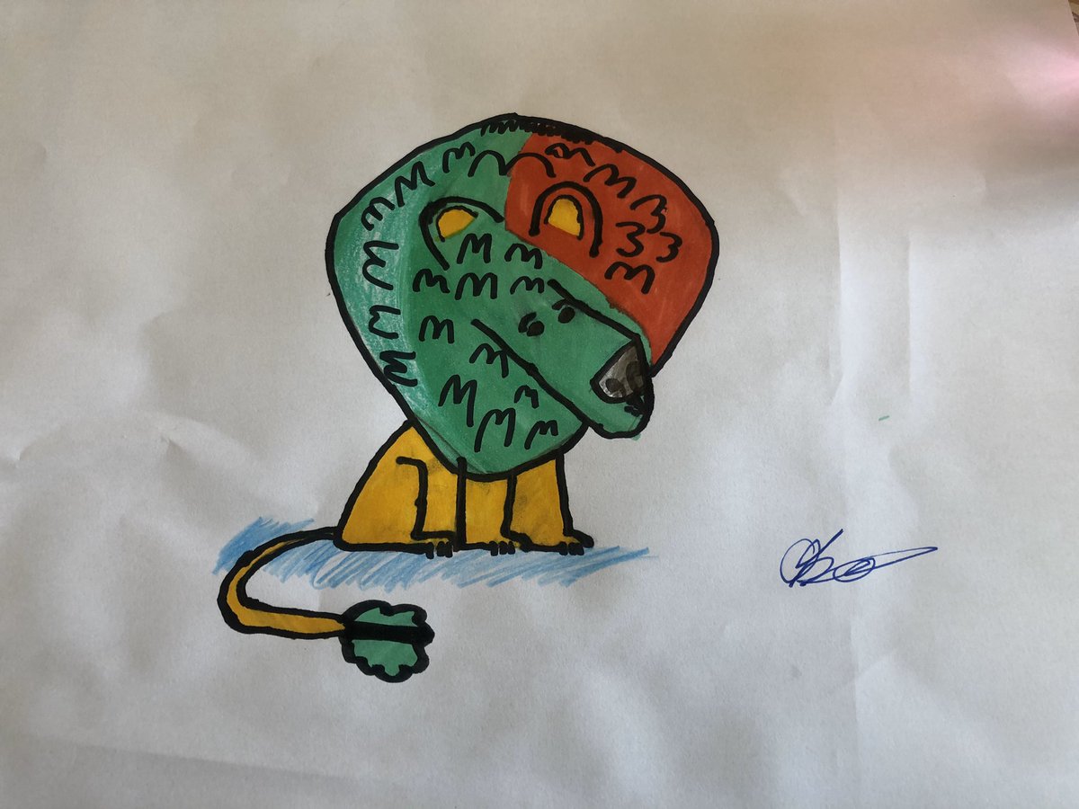 KateRob49418807's tweet photo. Owens Parsley the lion 🦁 #DrawWithRob #parsleyTheLion @GoringCofE https://t.co/Ix52dhoiqv