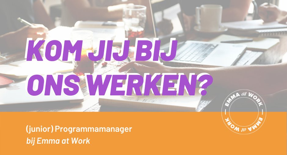 Wil jij het verschil maken voor jongeren met een chronische fysieke aandoening? Dan is de functie junior programmamanager misschien wel wat voor jou. Reageer voor 27 mei. #werk #vacature #programmamanager #jobalert #startersfunctie

emma-at-work.nl/junior-program…