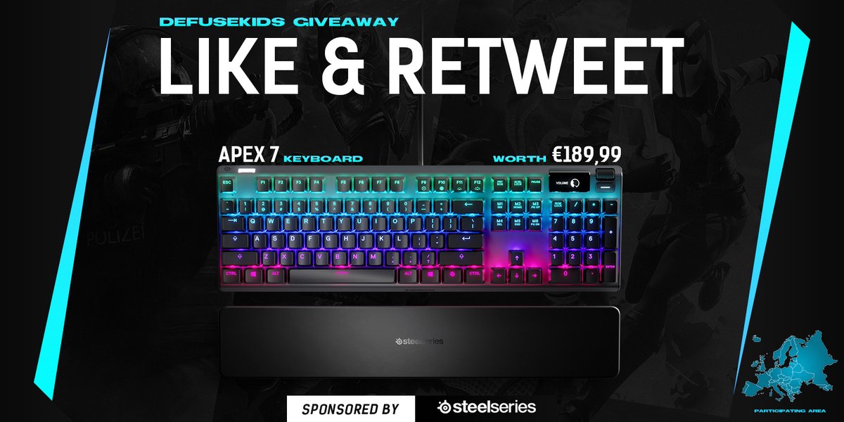 lowlandlions's tweet photo. In celebration of our tournament partnership with @SteelSeries we are giving away an Apex 7 worth €189,99!

1) Like our Twitter page
2) Retweet this post

Bonus entry) Tell us what tournament to organize next!

This #giveaway ends 16/05/2020 - #prize participants in Europe. https://t.co/mGkoxHSWC6
