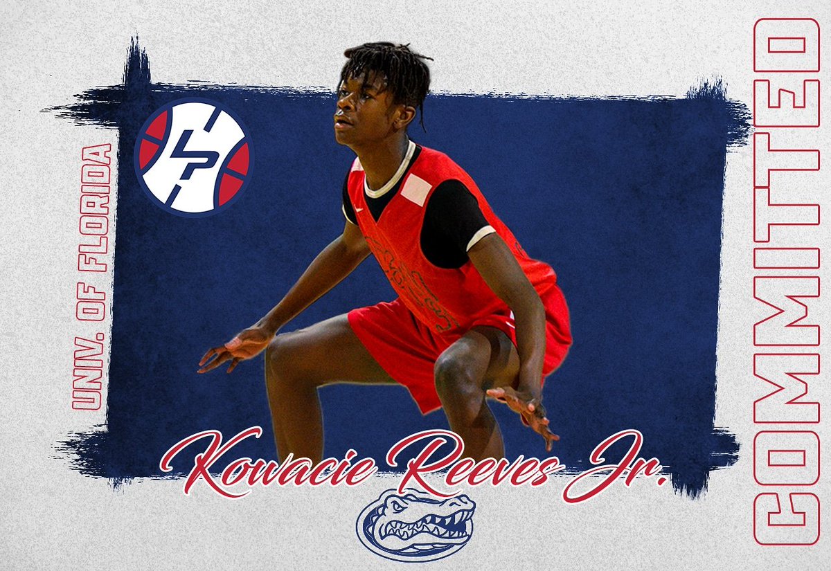 RYZEHoops's tweet photo. Two years ago, Class of 2021 wing Kowacie Reeves received his first scholarship offer from #Florida right after playing in our #LPShowcase. Last Thursday, he committed to the #Gators. #TBThursday https://t.co/EQRqOivRed