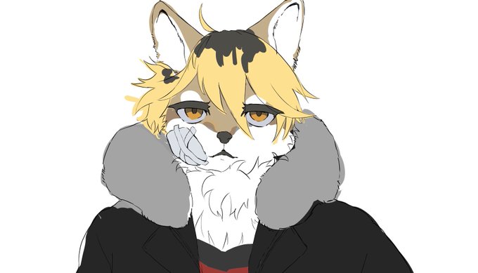 髪が生えてるケモノを描いてる 