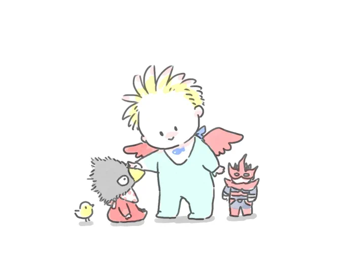 はじめまして黒いふわふの子 