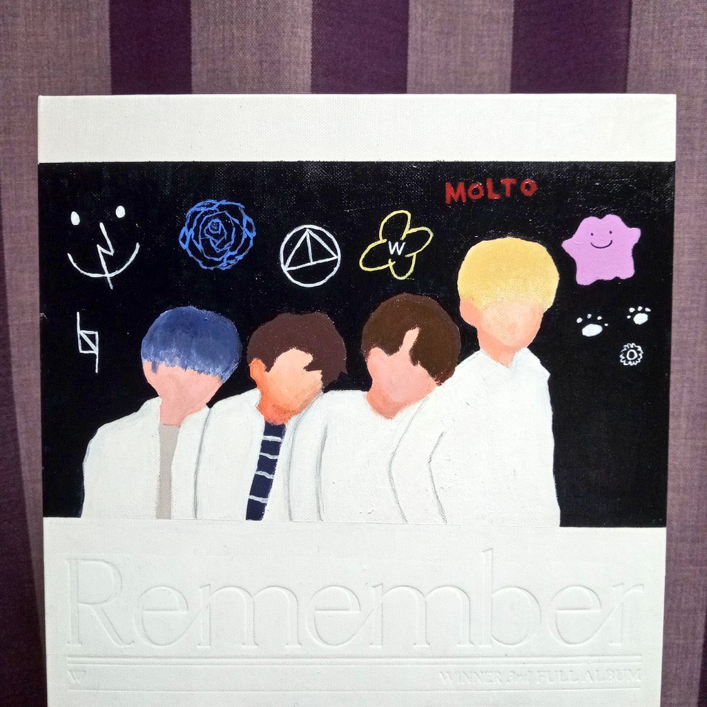 [EVENT] REMEMBER ALBUM Artwork by INNER CIRCLE  #PaintingREMEMBER_WINNER #WINNER  #REMEMBER  #위너 @yginnercircle  @yg_winnercity