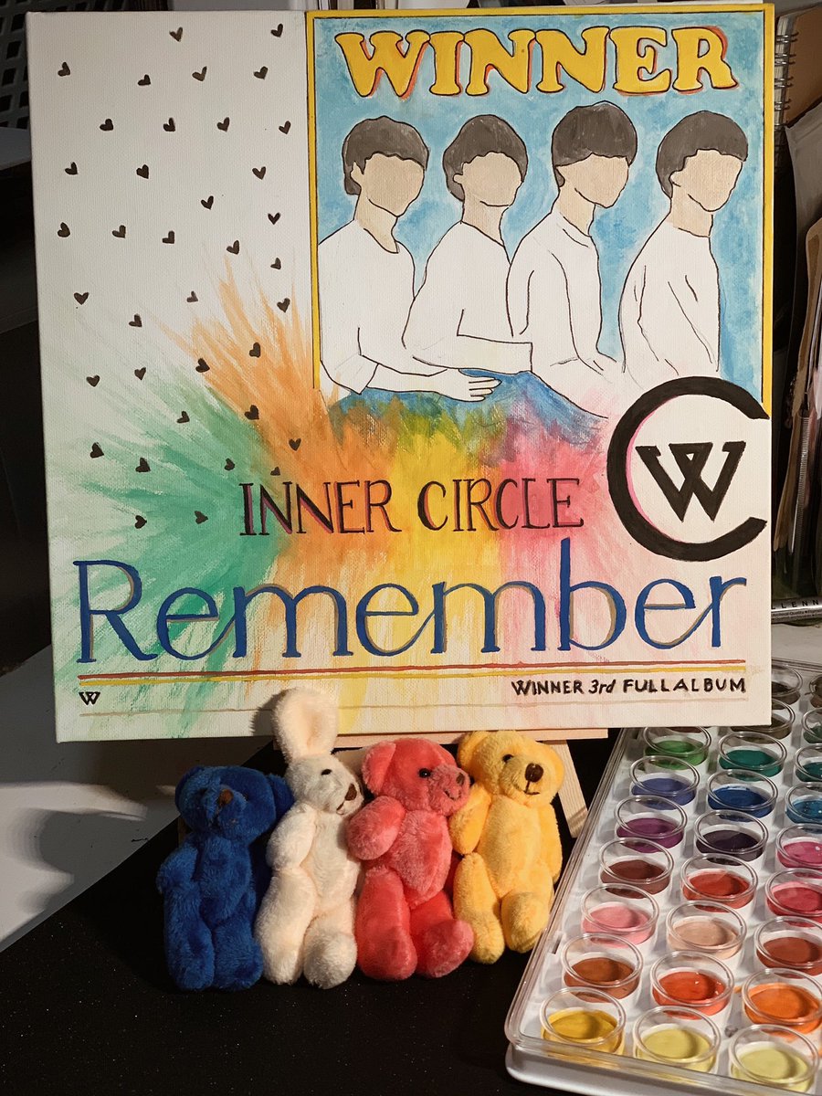 [EVENT] REMEMBER ALBUM Artwork by INNER CIRCLE  #PaintingREMEMBER_WINNER #WINNER  #REMEMBER  #위너 @yginnercircle  @yg_winnercity