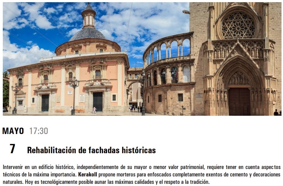 WEBINAR
"Rehabilitación de fachadas históricas"

A las 17:30 (Madrid) en nuestro Kerakoll Campus Online.

Inscríbete 👇👇👇

us02web.zoom.us/webinar/regist…

#formaciononline #construccion #arquitectura #greenbuilding #quedateencasa