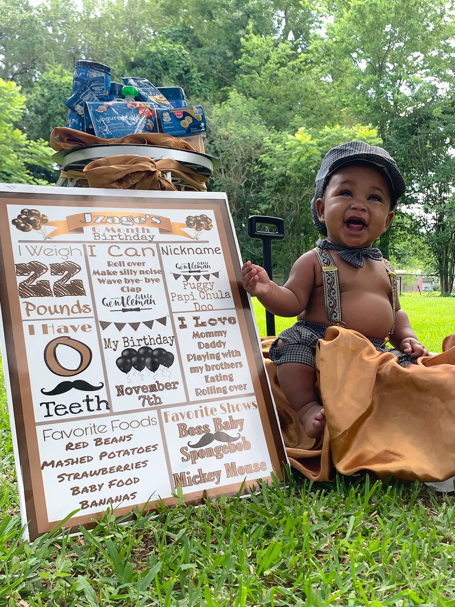 mickiaaaaa's tweet photo. 6 Months Of Love, 6 Months Of Giggles, 6 Months Of Laughter, 6 Months Tickles, I LOVE YOU JZAGE BRINN &amp; I Promise To Forever Be With You🤎💙 Happy 1/2 Birthday To You  Doo🥳 https://t.co/gox9kz75pO