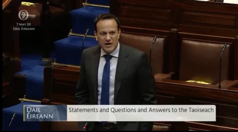#WATCH Leo Varadkar accuses Mary Lou McDonald of being "two faced" in heated Dail exchange ht.ly/tZtm30qDZZP