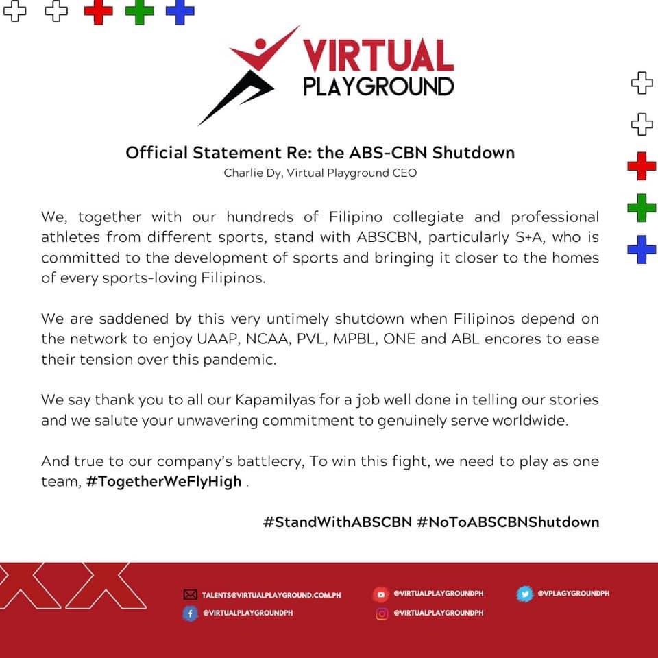 VPGlobal_mgmt's tweet photo. #StandWithABSCBN #TogetherWeFlyHigh https://t.co/yeCRTewBW1