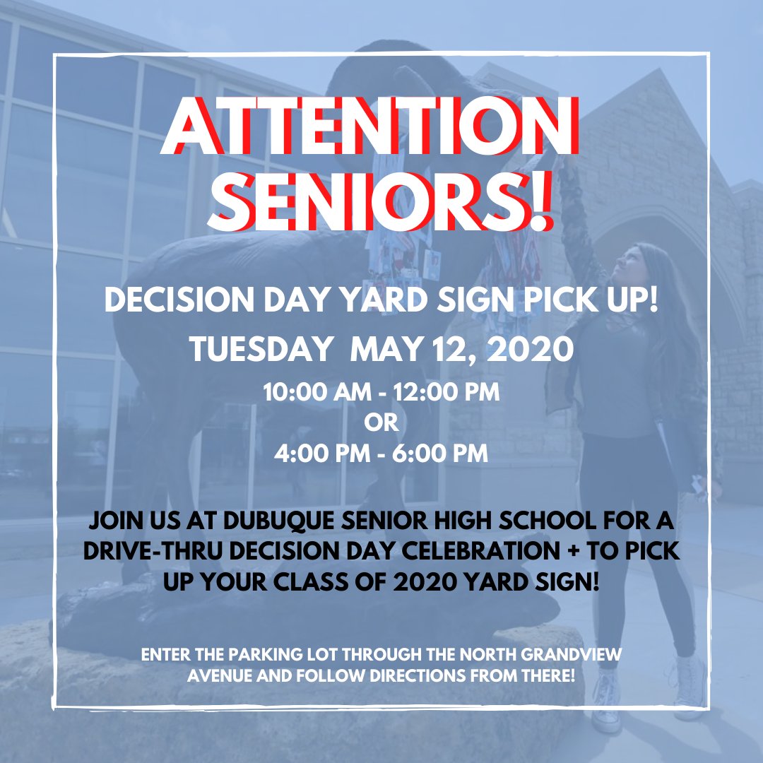 dshs_counselors's tweet photo. We are so excited for next Tuesday!! Check your school email for details!! We are excited to Celebrate YOU with YOU #SocialDistancingStyle!! @SeniorRamFam #DBQschoolsProud @NastyNation20 @RamsStuCo 
Contact us if you have any questions about this event! #Classof2020 https://t.co/qCI46F7toT