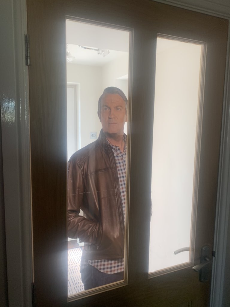 conor_hunt's tweet photo. Day 1522157 of lockdown and my new favourite game is hiding Bradley Walsh around the house https://t.co/pMtitgtl0z