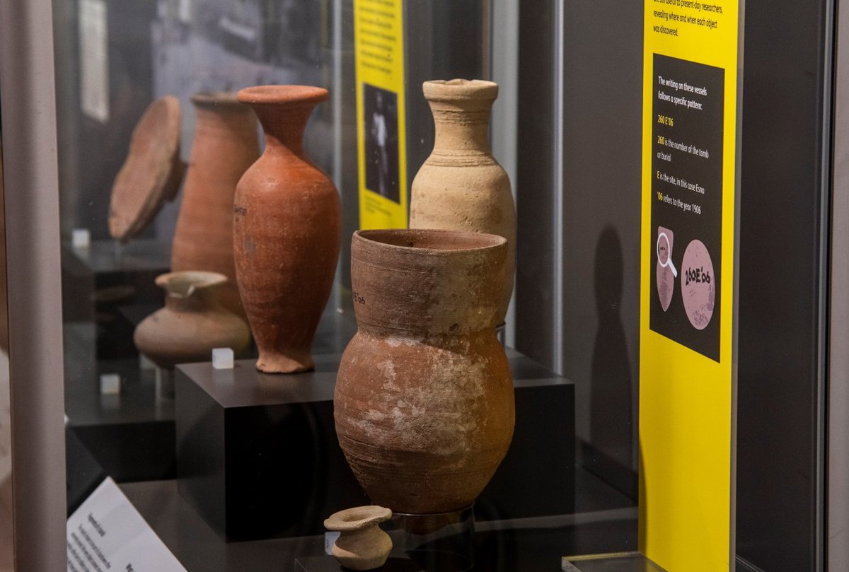 The touring exhibition Discovering Ancient Egypt travelled to  @LiveBordersMGA  @angusalive  @EALeisure and  @CPKMuseums. Thanks to funding from  @artfund Weston Loan Programme two venues were able to purchase new display cases for the exhibition  #EgyptAsiaScotland  @HeritageFundSCO
