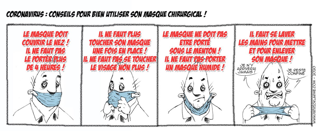 patrick_larme's tweet photo. #coronavirus #CoronaMaison #COVID19 #CoronavirusFrance #dessin #DessinDePresse #humournoir #confinement #BDCovid19 #Deconfinement11Mai #masquespourtous #masquesbarrieres #HumourConFinement https://t.co/gJMSYY5vAM