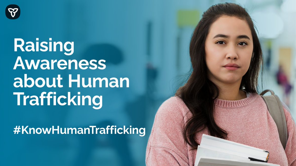 Ontario is taking significant action to fight against human trafficking with a cross-government strategy focusing on protecting children and youth, supporting survivors, raising awareness and holding offenders accountable: ontario.ca/page/ontarios-… 
#SAPM2020