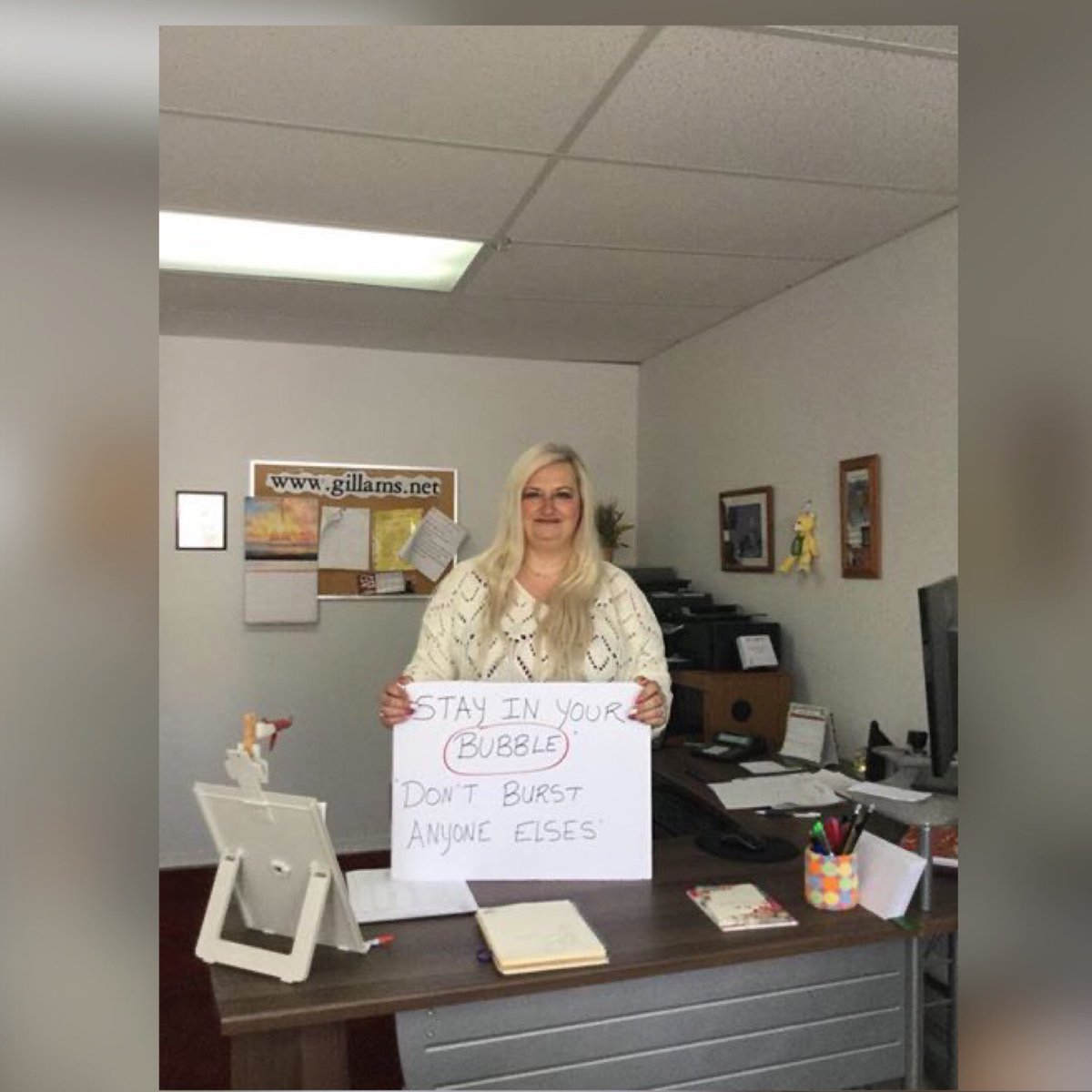 PMANL709's tweet photo. Meet Shelley Penney! Shelley is Town Clerk/Manager with the Town of Gilliams. Here she is sharing an important message to residents in her community. Well done Shelley!
#MunicipalClerksWeek2020 #ThankYou #ProfessionalAdministrator https://t.co/s7jD88szr0