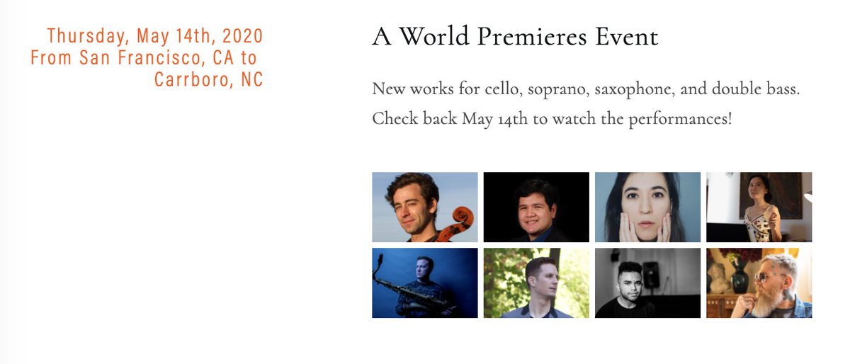 We've just posted the #GLFCAMGigThruCOVID Series Calendar at the link below. Visit this page each Thursday from May 14th through August for a digital World Premieres Event!
glfcam.com/covid-series-c…