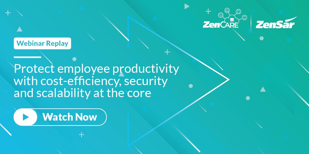 Zensar's tweet photo. Zensar webinar replay: Discover how #ZenCare #Covid-19 rapid response solution enables a fast, scalable and cost-efficient remote workplace
https://t.co/rJxEMiliJ6
#DFSisHOW https://t.co/W8hYuImZlh