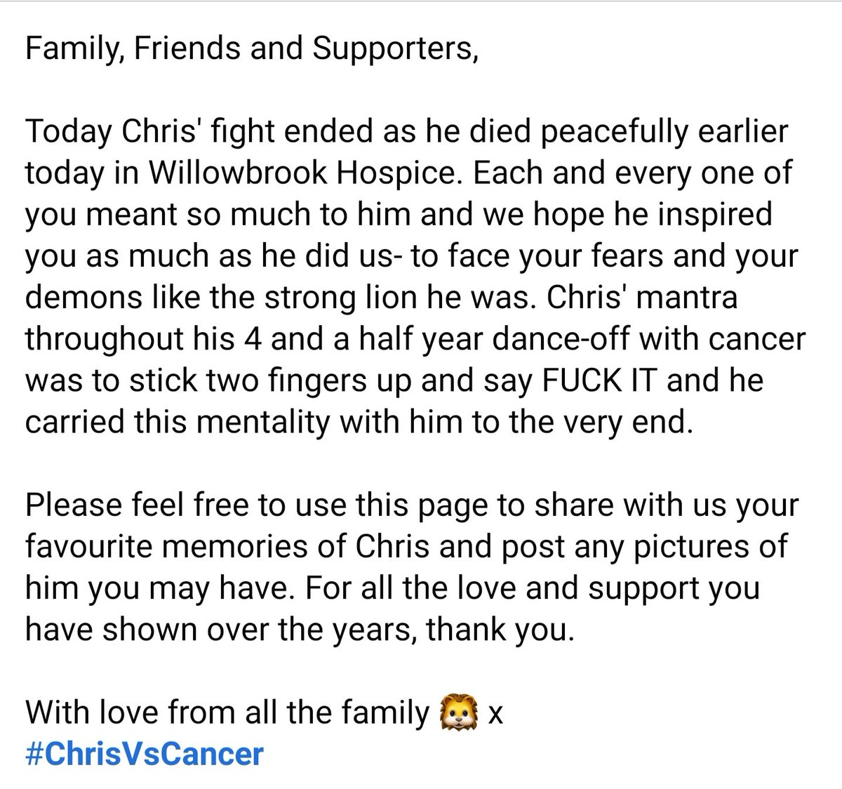 Chris Carberry tweet media