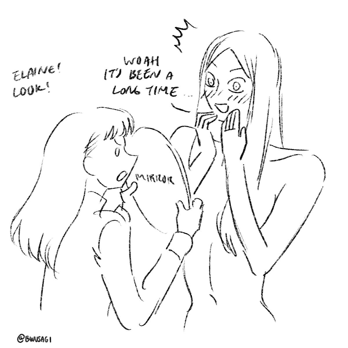 May I present you Elaine with normal eye placement 
