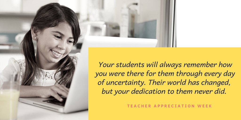 Thank you, teachers, from the bottom of our hearts. 💗 What's something a teacher did or said that stuck with you forever? #TeacherAppreciationWeek