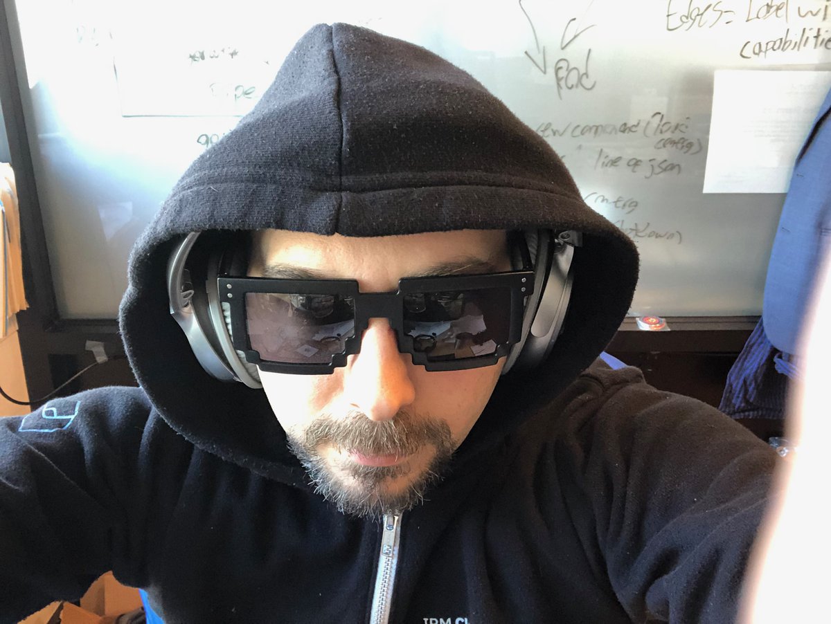 jaybeale's tweet photo. @tanawts @Kym_Possible @ElJefeDSecurIT @reybango @jorgeorchilles @aboutsecurity @TimMedin @teschulz @bettersafetynet @_sn0ww @malcomvetter @HydeNS33k @JRingold3 @blowdart @Ryen_Mac @BosleyBeats @juanandres_gs @ryanaraine @treyford @dcuthbert @Marmusha @Jhaddix @sirus @marbisman @IanColdwater No basement. Only a hoodie on "costume day." Because #ThisIsWhatHackerLooksLike. https://t.co/DlE1ZhArIt