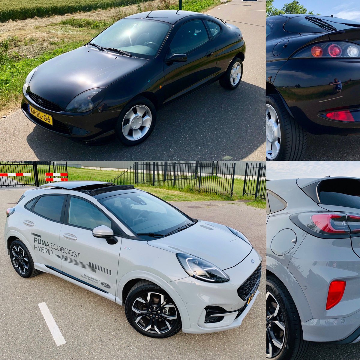 Old Puma, New Puma!! Mooi om ze zo naast elkaar te zien en te rijden!! #newpuma #fordgerritsehendriks