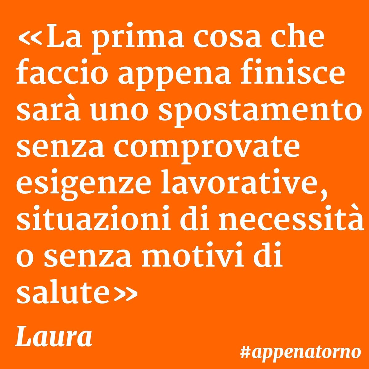 appenatorno's tweet photo. «E come terza cosa vado al cinema Beltrade a vedere un film»

Appena torna Laura
https://t.co/T3DBtqdBuy #appenatorno https://t.co/QIqrfY51b8