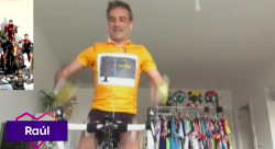 QarentaConcurso's tweet photo. 👕Y en toda una declaración de intenciones, @Paul_Garcick lleva hoy un maillot amarillo… en el que #Qarenta es el equipo impreso :) 

🔴En directo: @BeMad_TV, https://t.co/v9kmuDkNVd y https://t.co/o11zJRqVQp https://t.co/JvHGBqflEL