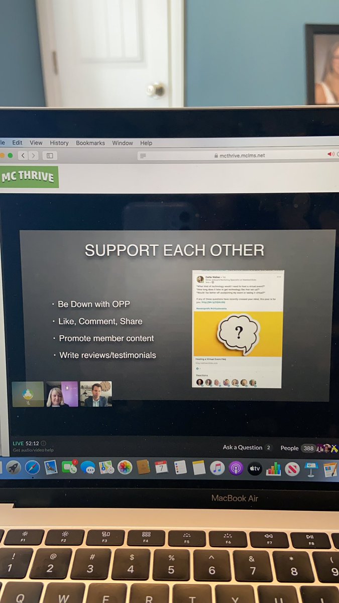#mcthrive Jeanne sheehy and Corey Perlman have basically hit on all communication areas that our organization needs to implement ASAP!!!!