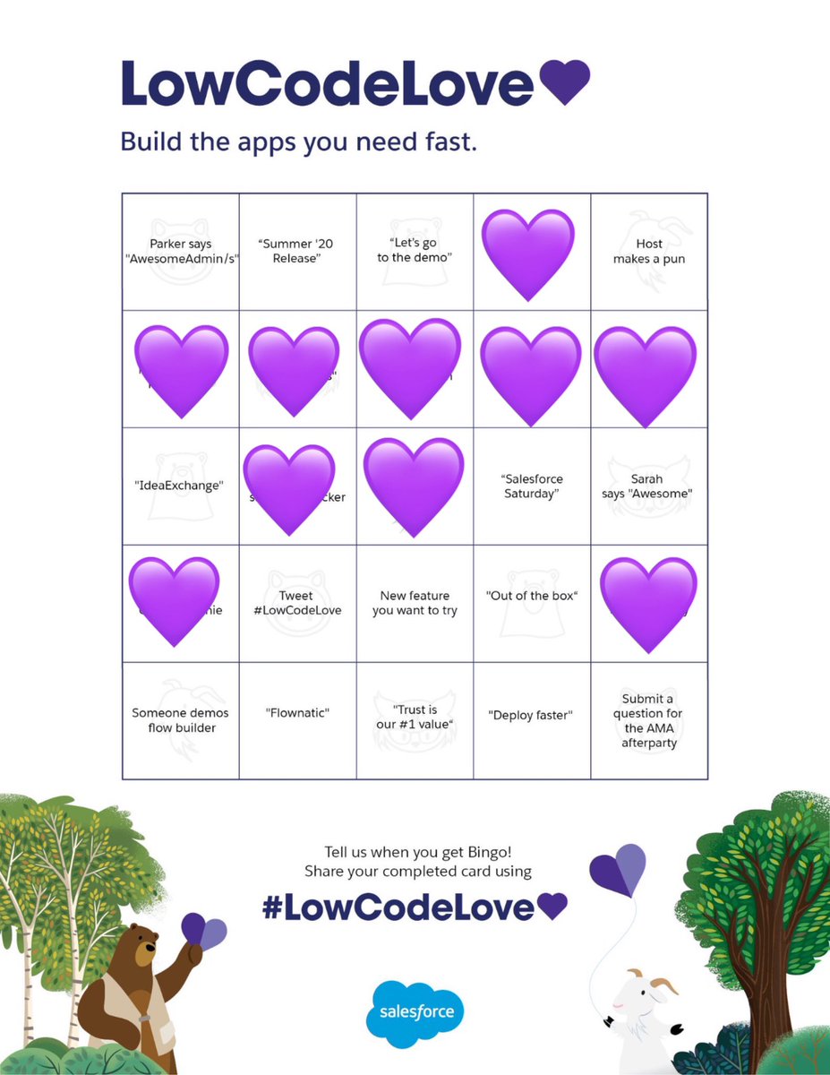traveling_dev's tweet image. BINGO!!! #LowCodeLove