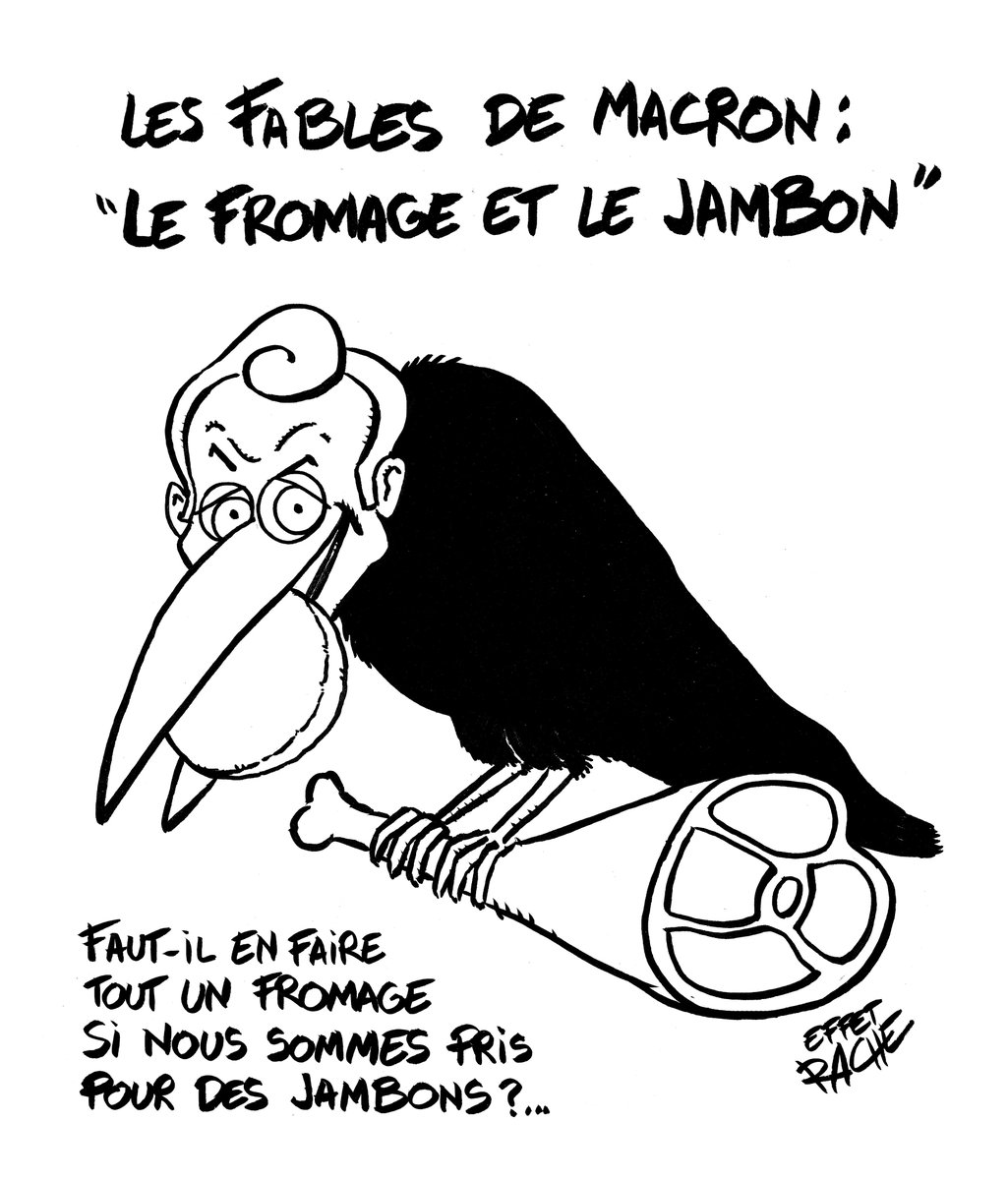 EffetRache's tweet photo. Jambon fromage pour tous ! #Macron #Deconfinement #FROMAGE #jambonfromage #RobinsonCrusoë #LPPM #culture #intermittents #coronavirus #Covid_19 #DessinDePresse #dessindujour #dessin #illustrations https://t.co/AaMbcel4uZ