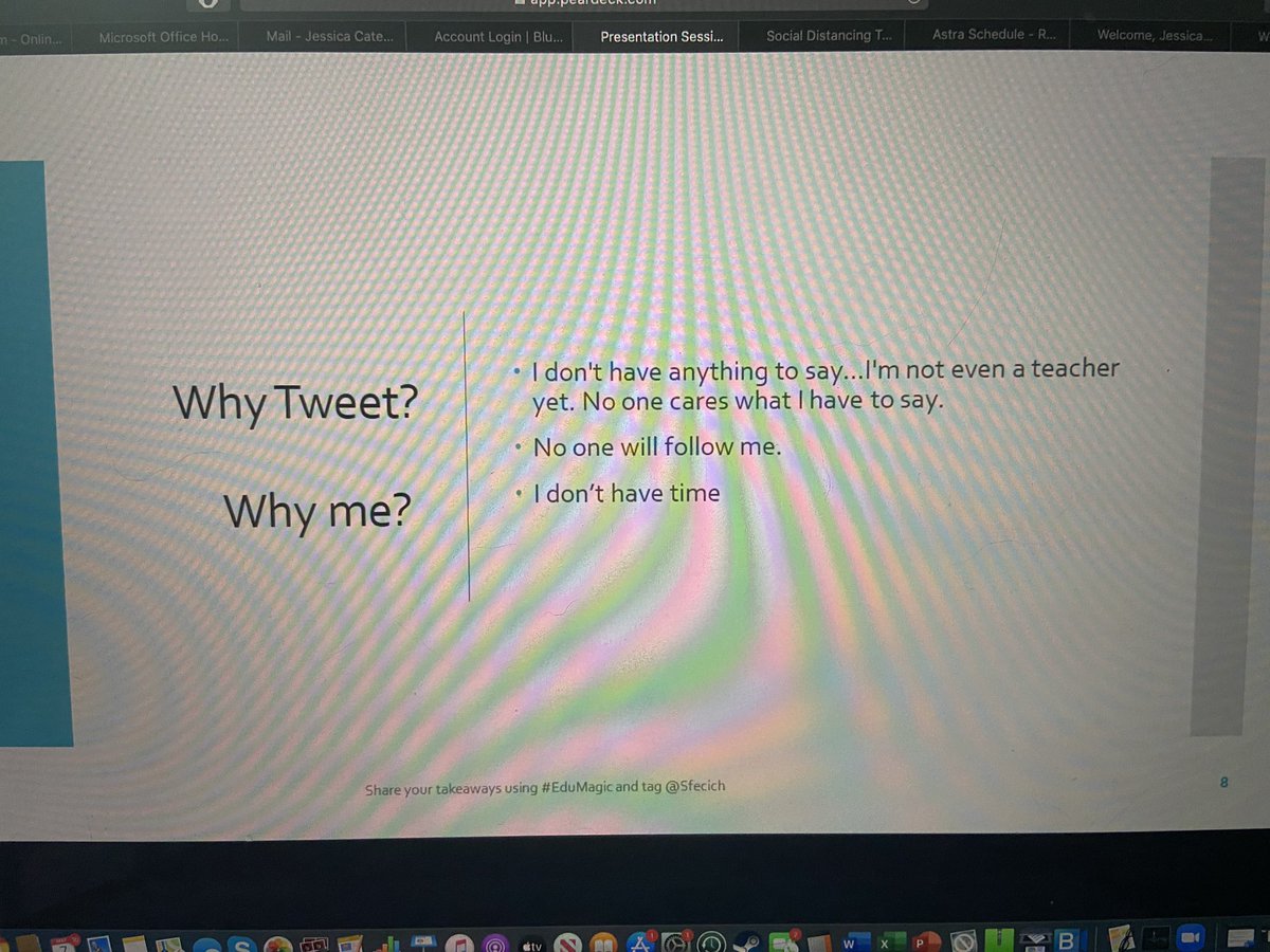 Loving this class on #edumagic with @SFecich! I definitely have things to say, and even more to learn. <a href="/bkobett/">Beth Kobett</a> <a href="/SteveSchoolofED/">SUSchoolofEducation</a>