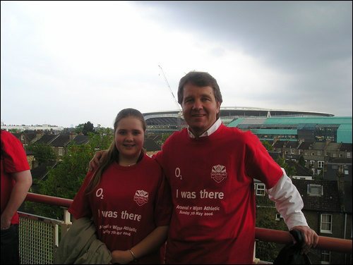 KJSharp's tweet photo. @Arsenal West Stand. Block V, Row P, Seat 33. I'll never forget it ♥️ https://t.co/v1fSMXF8W3