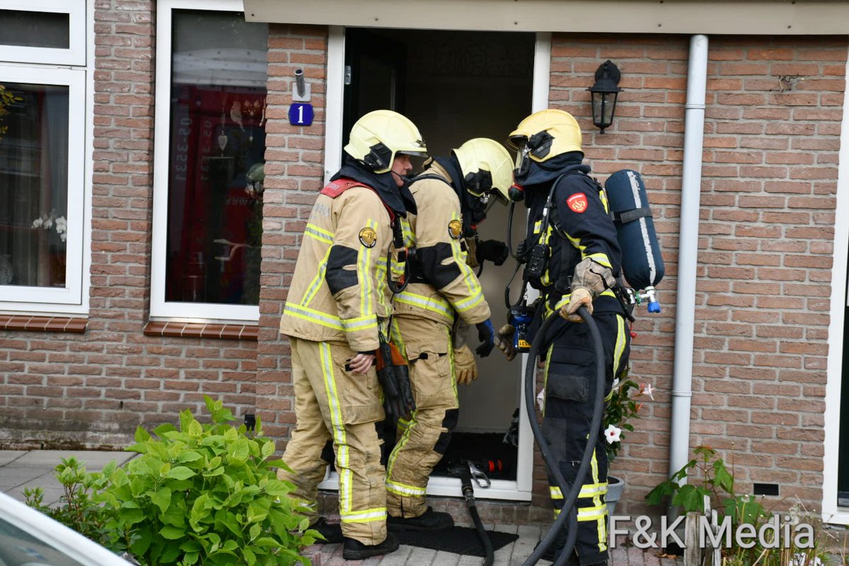 Melding brandweer Vroomshoop inzake keukenbrand