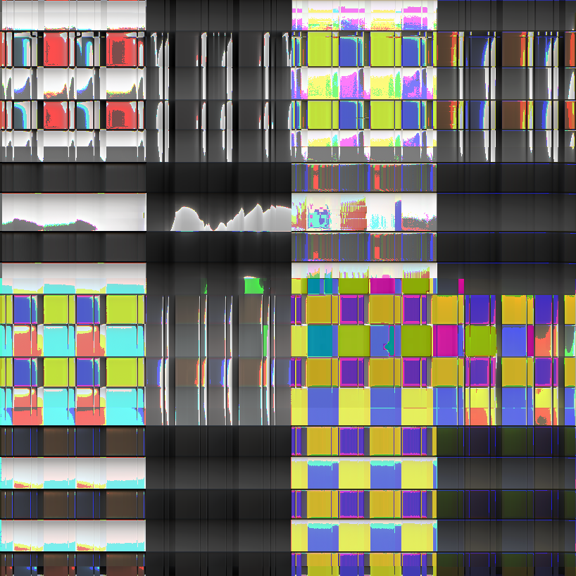 splitdatum's tweet photo. patches
.
#glitch #databending #abstractart #digitalart #experimentalart #glitchy #blocky #chunky #patchwork #geometrical #abstract #experimental #databend #glitched #databent #glitchart #art #colorful #rainbow #audacity #paintdotnet #colors #pixels #weirdart #artisfun https://t.co/hhdrIHIgo5